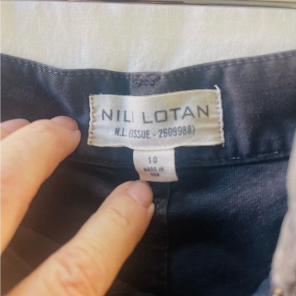 Nili Lotan Shon pant, Grey, size 10 - Picture 5 of 5